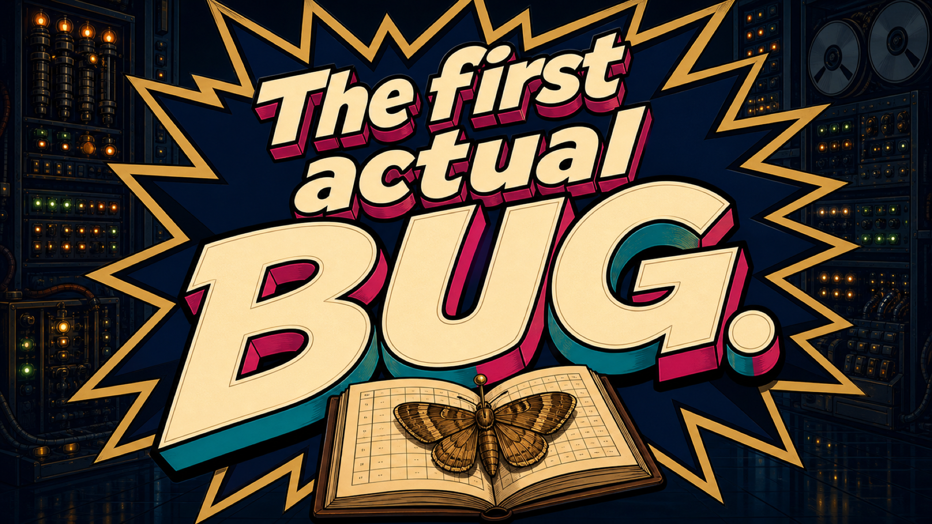 The first actual case of a bug being found.