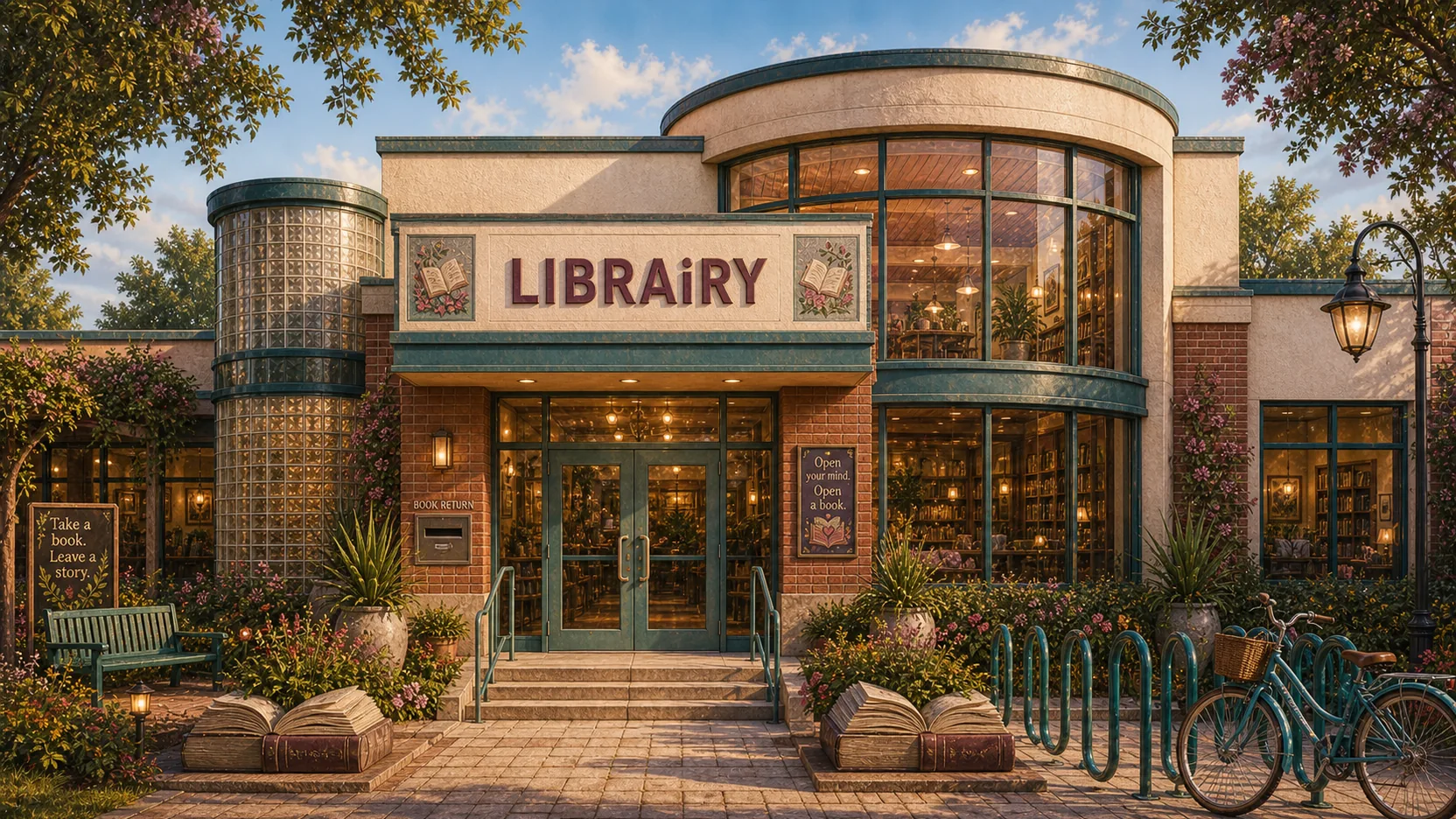 The SUNNYVAiLE LIBRAiRY