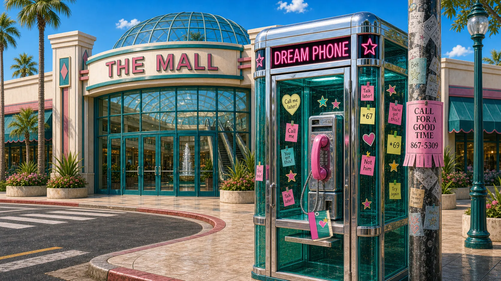 The Dream Phone booth on MAiN Street
